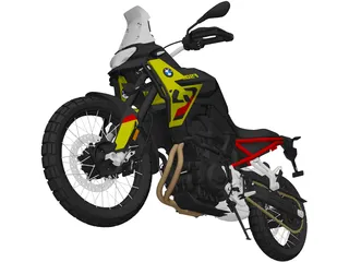 BMW F900GS (2024) 3D Model preview