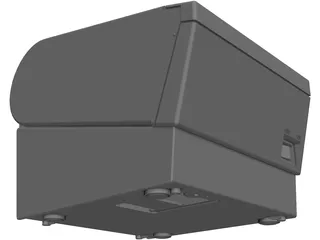 Printer Fax 3D Model preview