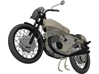 Moto Guzzi 3D Model preview
