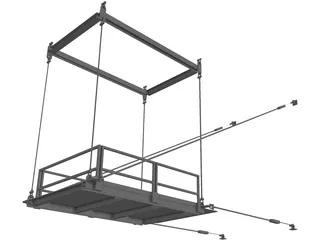 Hoisting Platform 3D Model preview