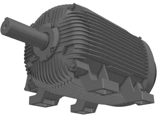 Motor 150hp 3D Model preview