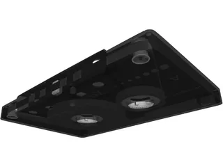 Cassette Tape 3D Model preview