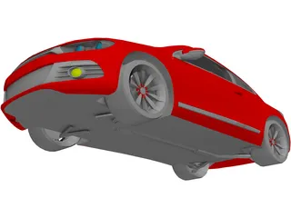Volkswagen Scirocco (2009) 3D Model preview