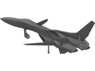 Sukhoi Su-47 Berkut 3D Model preview