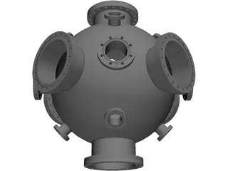 Vacuum Chamber 3D Model preview