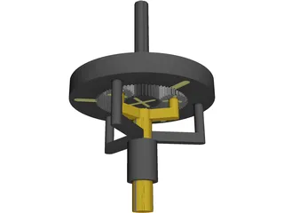 Planetary Gear 3D Model preview