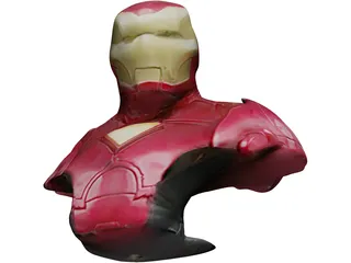Ironman Bust 3D Model preview