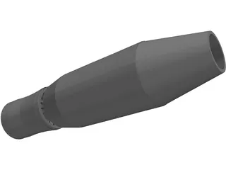 Pratt&Whitney F-100 Jet Engine 3D Model preview