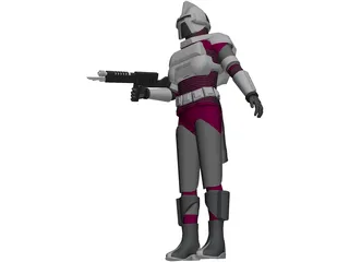 Cylon Classic 3D Model preview