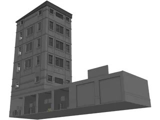 Autoservice 3D Model preview