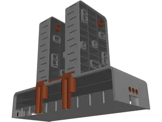 Building Modern 3D Model preview