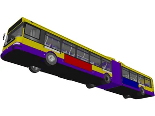 Bus Renault 3D Model preview