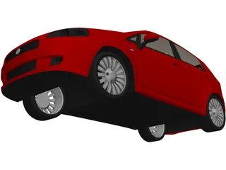 Fiat Punto 3D Model preview