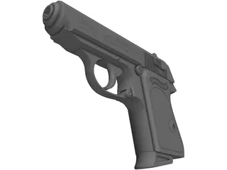 Walther PPK 3D Model preview