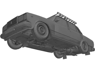 VAZ 2105 Lada 3D Model preview