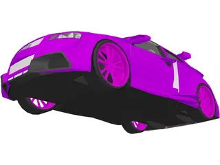 Audi A3 [Tuned] 3D Model preview