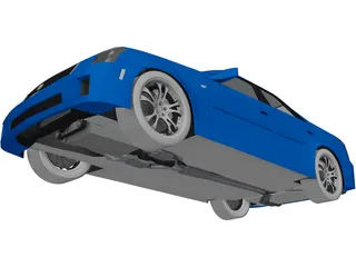 Cadillac CTS 3D Model preview