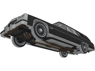 Cadillac Hearse 3D Model preview