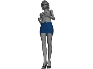 Woman 3D Model preview