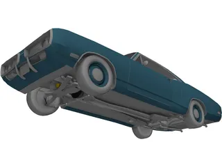 Dodge Super Bee (1969) 3D Model preview