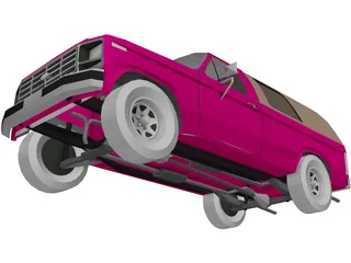 Ford F-150 (1980) 3D Model preview