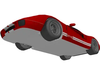 Ford GT40 3D Model preview