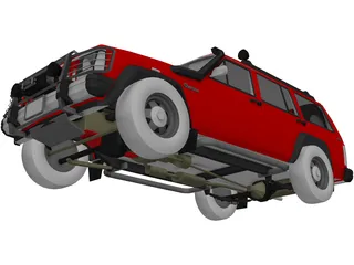 Jeep Grand Cherokee (1985) 3D Model preview
