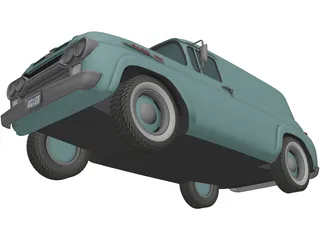 Ford Panel (1960) 3D Model preview