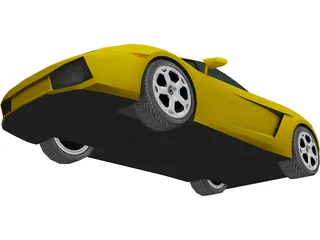 Lamborghini Gallardo 3D Model preview
