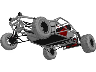 Dune Buggy 3D Model preview