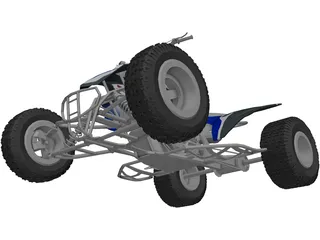 Yamaha YFZ-450 3D Model preview
