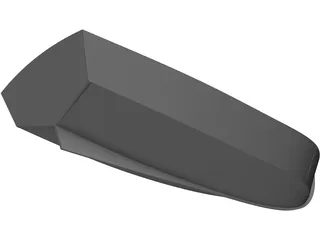 Sea Skiff Boat 3D Model preview