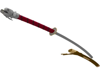 Elvin Sword 3D Model preview