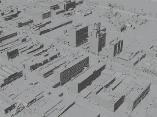 Augusta City, GA, USA (2024) 3D Model preview