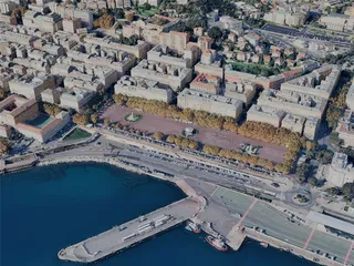 Bastia City, France (2024) 3D Model preview