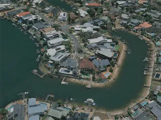 Gold Coast City, Australia (2023) 3D Model preview