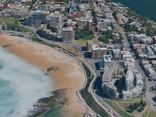 Newcastle City, Australia (2024) 3D Model preview