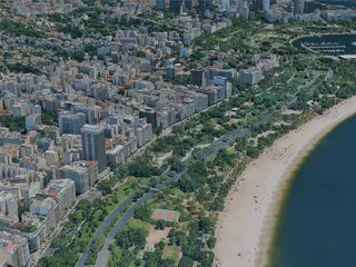 Rio de Janeiro City, Brazil (2024) 3D Model preview