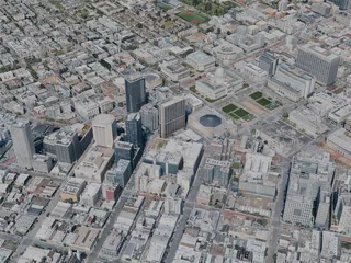 San Francisco City, CA, USA (2024) 3D Model preview