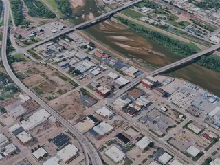 Topeka City, KS, USA (2024) 3D Model preview