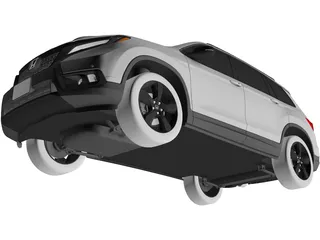 Honda Passport (2019) 3D Model preview
