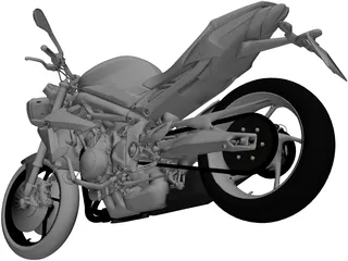 Triumph Street Triple R (2014) 3D Model preview