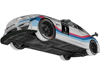 BMW M4 GT4 (2018) 3D Model preview