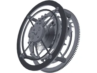 Tourbillon 3D Model preview