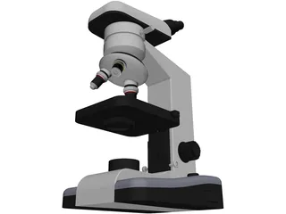 Microscope 3D Model preview