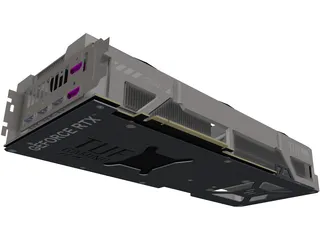 ASUS TUF GeForce RTX 5070 Ti 3D Model preview