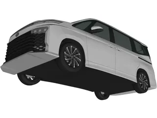 Toyota Voxy S-Z (2022) 3D Model preview
