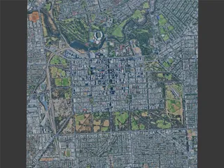 Adelaide City, Australia (2024) 3D Model preview