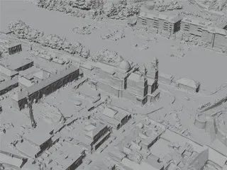 Athlone City, Ireland (2023) 3D Model preview