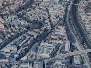 Augsburg City, Germany (2025) 3D Model preview